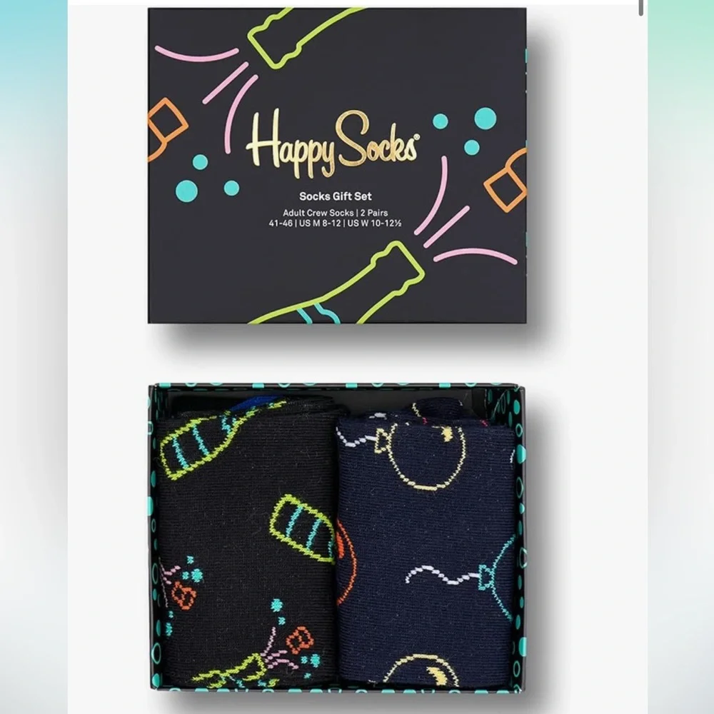 Happy Socks Celebration Design Gift Box Unisex Multicolor